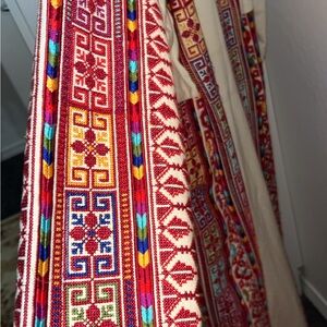 Colorful Embroidered Textile